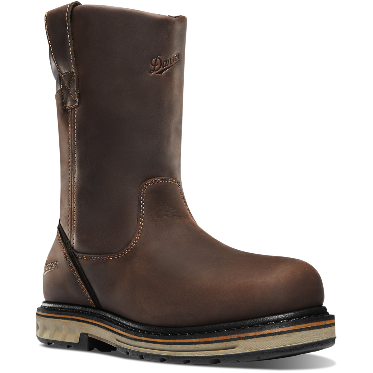 Danner Steel Yard Wellington Dark Brown Work Boots Mens - South Africa 80697DFJI